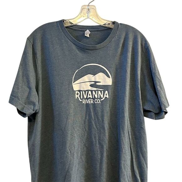 Rivanna River Co. Graphic Tee Blue XL Short Sleeve Nature Print - Picture 5 of 8